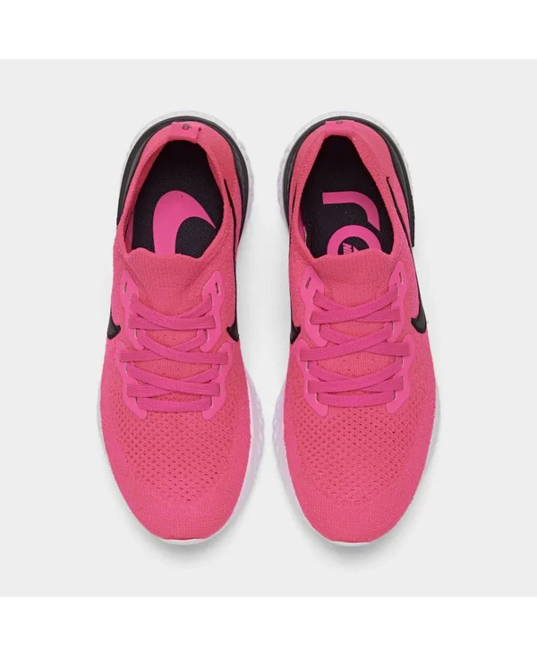 Nike Women's Epic React Flyknit 2 Running Shoes, Size: 7.5, Pink