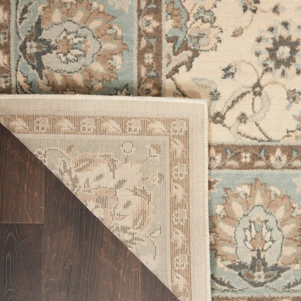 Nourison Living Treasures LI16 2&6x22 x 4&3x22 Grey - Ivory Area Rug