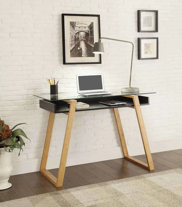 Convenience Concepts 203096BL Oslo Sundance Desk, Black