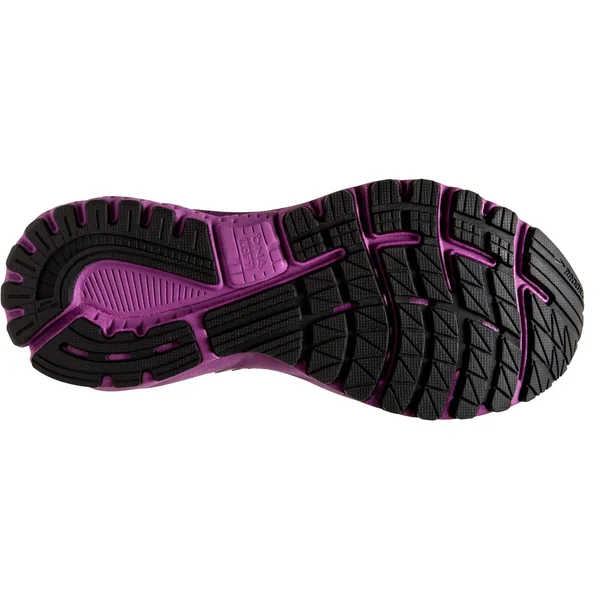 Brooks Women's Adrenaline GTS 20 - Ebony - Black - Hollyhock - 11 - D
