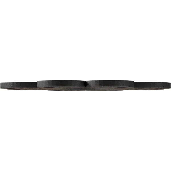 Ekena Millwork CMPP26COABS 26x22OD x 8 7/8x22ID x 3/4x22P Cohen Architectural Grade PVC Pierced Ceiling Medallion - Antiqued Bras