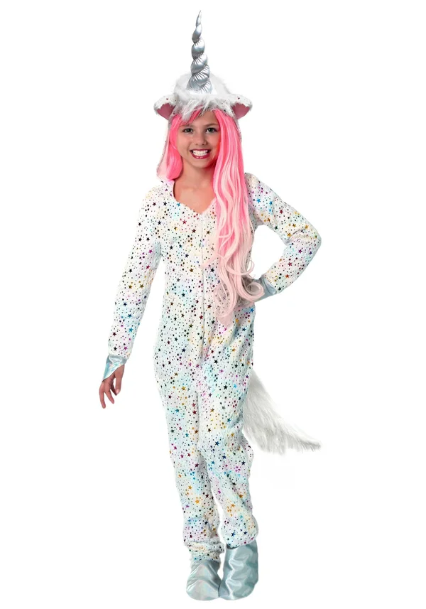 Magical Unicorn Costume for Girls, Kids, Girls, White, S, FUN Costumes