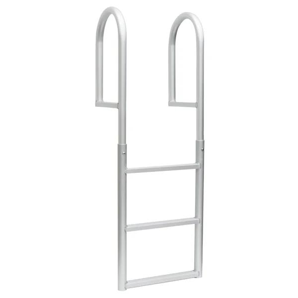 Jif Marine 4 Step Dock Stationary Ladder - Aluminum