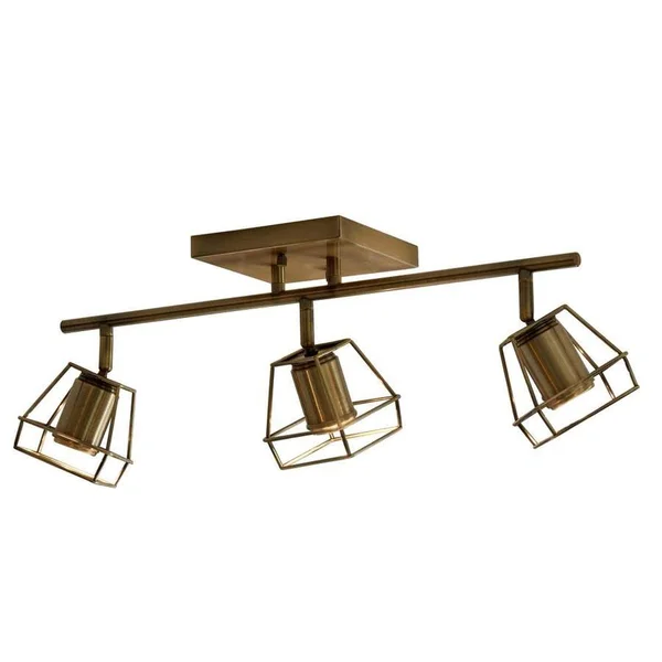Portfolio Astoria 3-Light 21.85-in Soft Gold Dimmable LED Track Bar Fixed Track Light Kit 41540