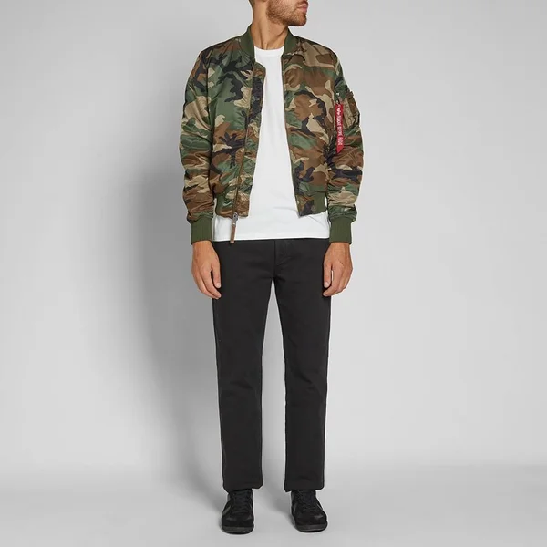 Alpha Industries MA-1 VF 59 Flight Jacket Woodland Camo
