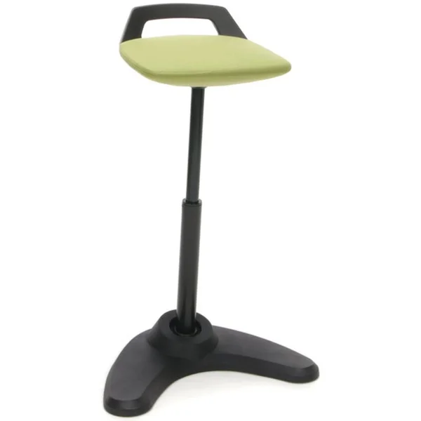 Ofm Vivo Height Adjustable Perch Stool Green & Black
