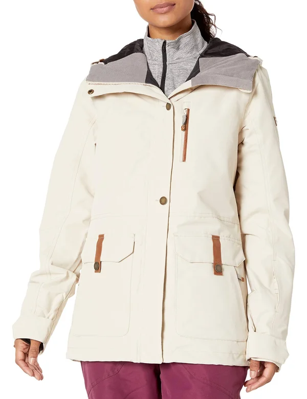 Roxy Snow Women's Andie Jacket - Oyster Gray, XL
