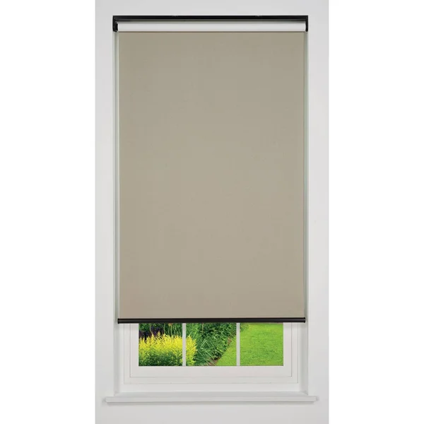 Linen Avenue Cordless Blackout Roller Shade, Taupe 30 W x 78 H