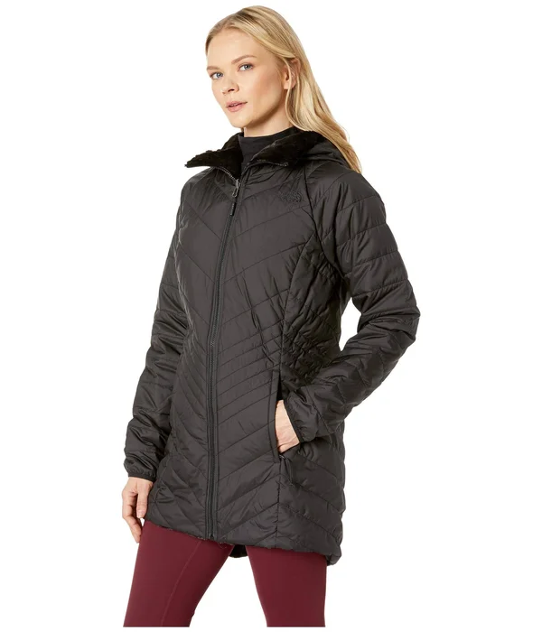 The North Face Women's Mossbud Insulated Reversible Parka: Black