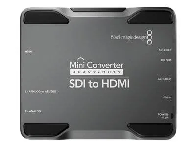 Blackmagic Mini Converter Heavy Duty SDI to HDMI - HD-SDI/SDI to HDMI video and audio converter