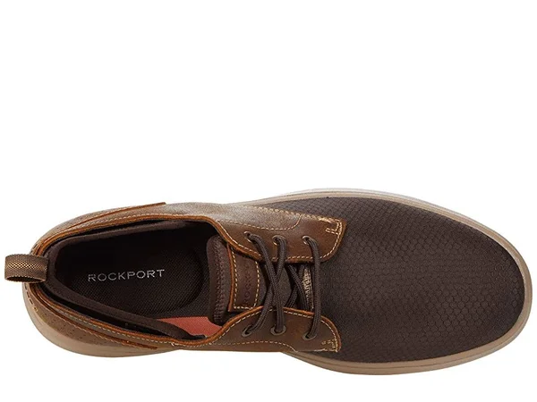 Rockport Mens Zaden Plain Toe Oxford Shoes - Size 12 M - Brown