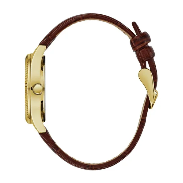 Caravelle by Bulova Women's Leather Strap Goldtone Dress Watch 44M111