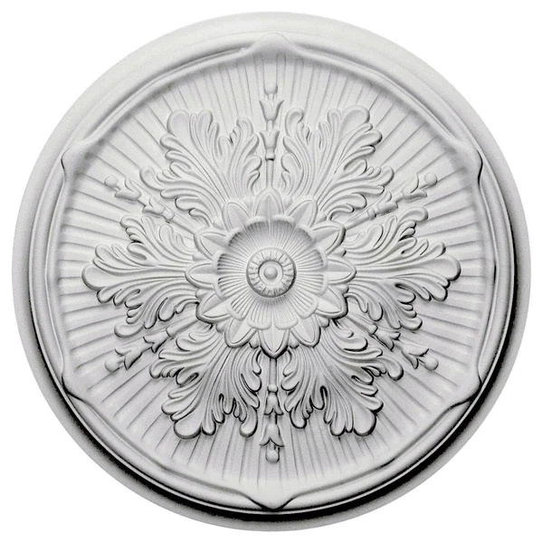21 inchod x 2 inchp Luton Ceiling Medallion (Fits Canopies Up to 3 1/2 inch) - Hand-Painted Painted Turtle Crackle