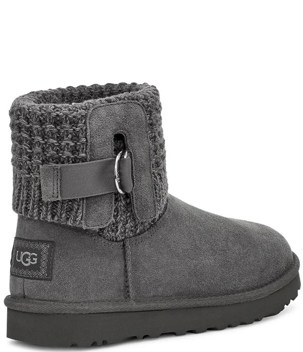 Ugg Women's Classic Solene Mini Knit 1113463 - 6 - Black