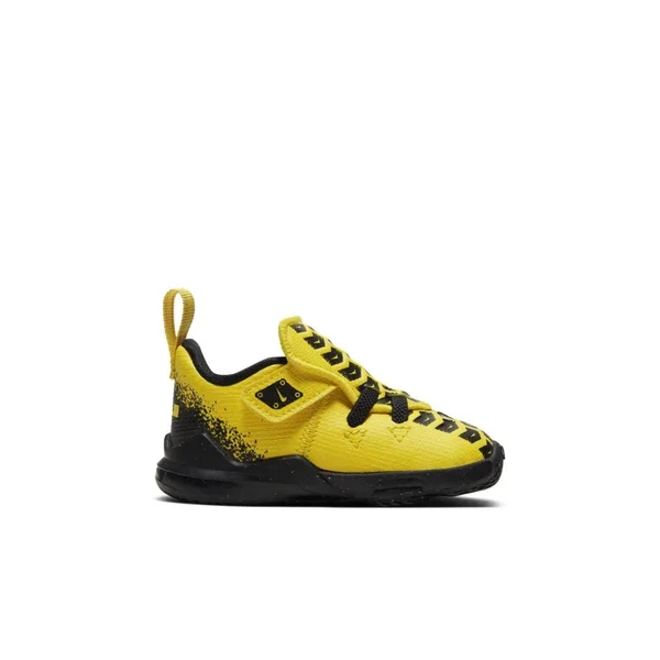 Nike Lebron 17 Super Vroom Baby/Toddler Shoes in Chrome Yellow, Size: 2C, CK0611-700