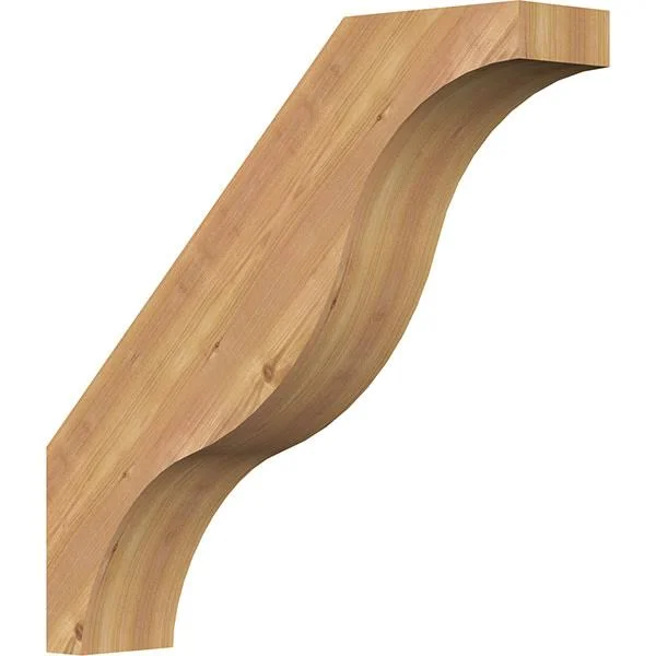 5 1/2x22W x 26x22D x 26x22H Funston Smooth Brace, Western Red Cedar