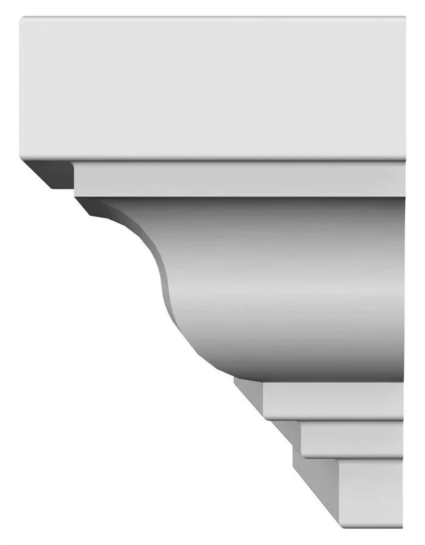 Ekena Millwork CRH08X97ST 97x22 Bottom Width x 105 3/4x22 Top Width x 7 7/8x22H x 1 1/4x22P Classic Crosshead