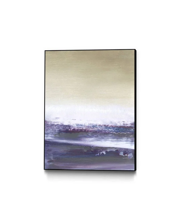 Giant Art 40x22 x 30x22 Amethyst Sea II Art Block Framed Canvas - Pink