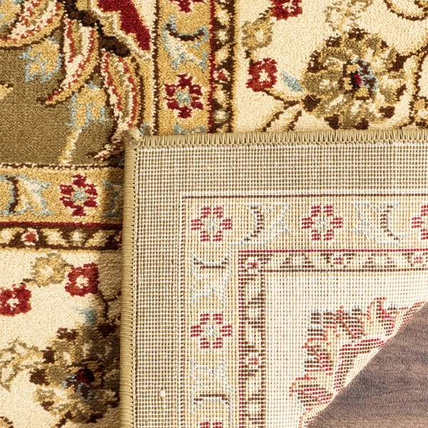 Safavieh 2&-3x22 x 12& Lyndhurst LNH553 Black - Ivory Rug