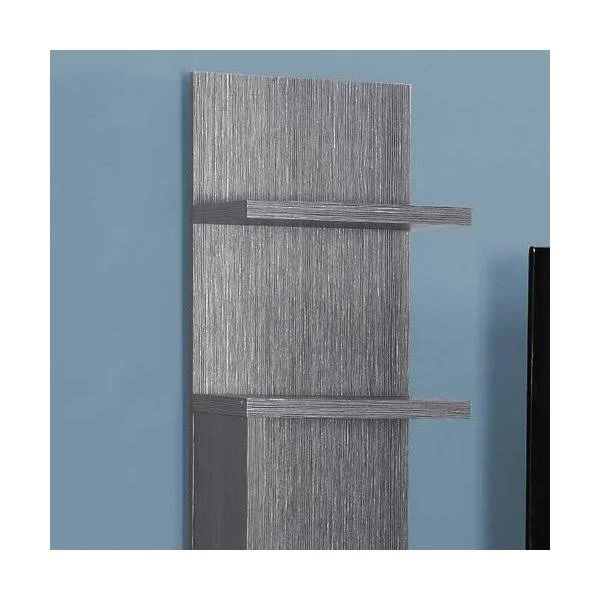 Monarch Specialties 60x22 TV Stand with Display Tower-Grey