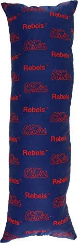 College Covers Body Pillow; Mississippi Rebels