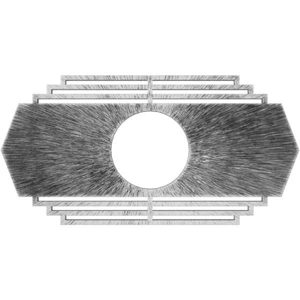 Ekena Millwork CMPP32X16CSASV 32x22W x 16x22H x 8 3/8x22ID x 1x22P Chrysler Architectural Grade PVC Pierced Ceiling Medallion - A