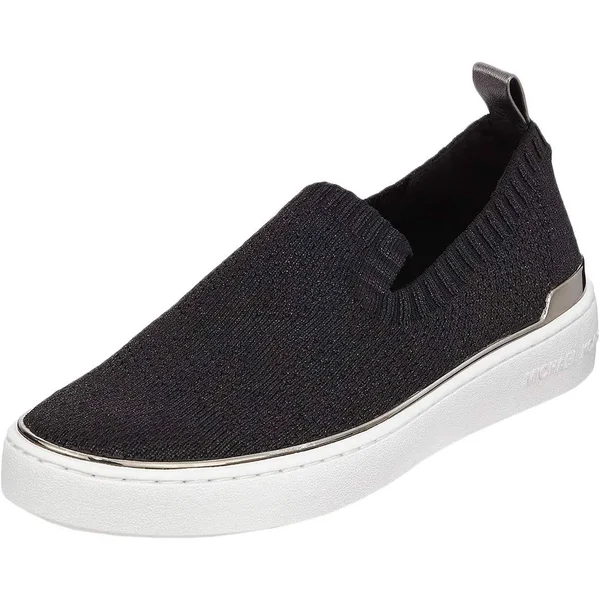Michael Michael Kors Women's Skyler Slip-On Sneakers - Gunmetal - Size 9