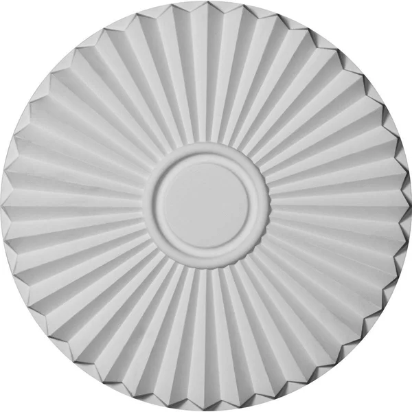 19 3/4 inchod x 1 3/8 inchp Shakuras Ceiling Medallion (FOR Canopies Up to 5 inch), Hand-Painted Mississippi Mud Crackle