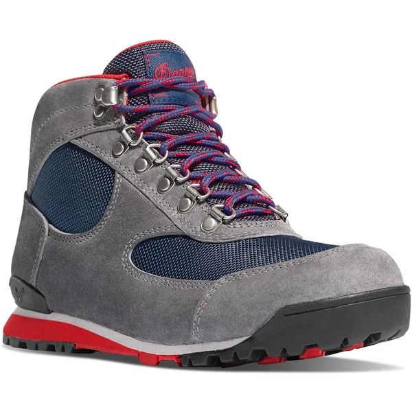 Danner Women's Jag 4.5in Boot - 8 - Steel Gray, Blue Wing