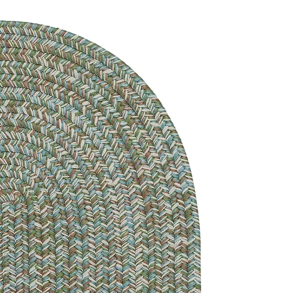 Colonial Mills Farmstand Tweed Moss Area Rug - 10& x 13& Oval - Green