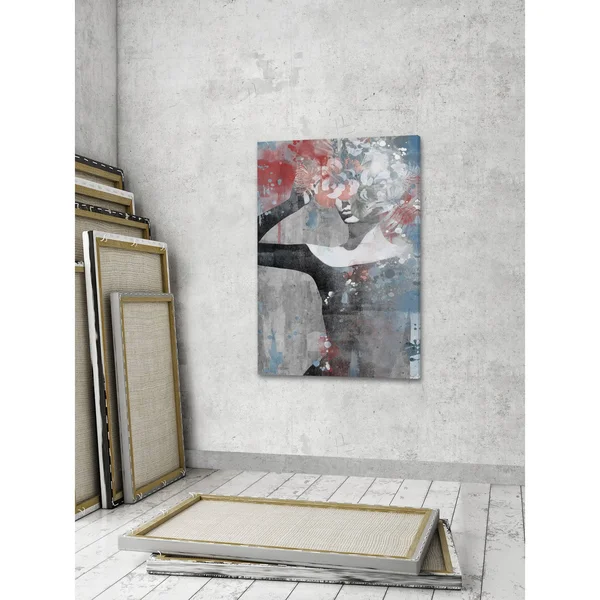 Marmont Hill Confused and Unknown Canvas Wall Art - Size: 45 inch x 30 inch
