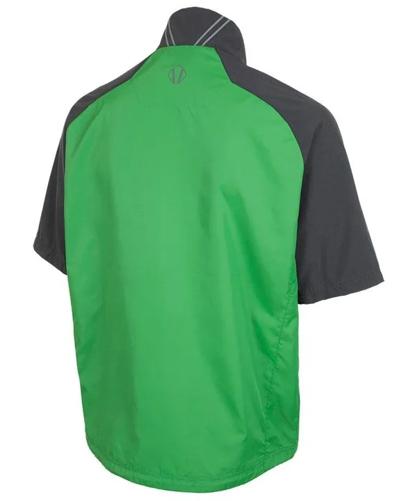 Sunice Men's Winston Short Sleeve Packable Wind Shirt- Blue - Size 3XL