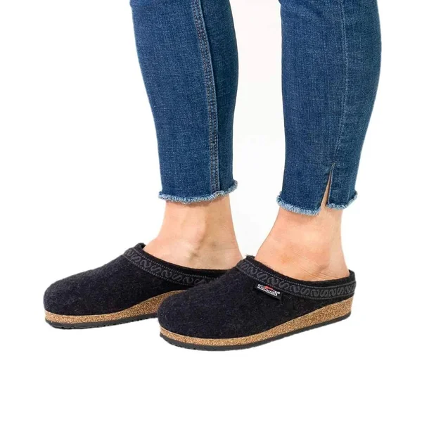 Women's Original 108 Wool Clog with Cork Sole - Medium Width Heather - 9