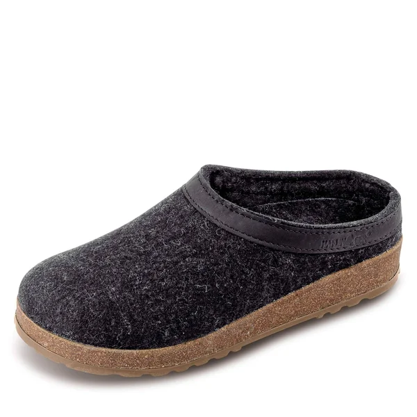 Haflinger Clogs Grizzly Torben - Charcoal