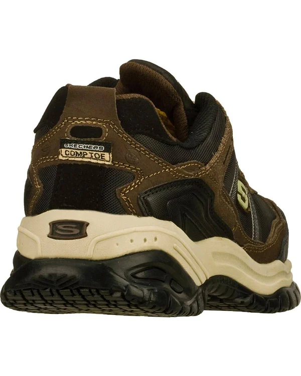 Skechers Work Soft Stride-Grinnel 10 Men's Brown Shoe