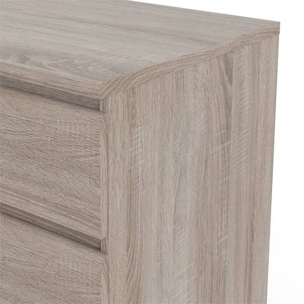 2pc Dresser Set with 1 Double Dresser and 1 Chest in Truffle