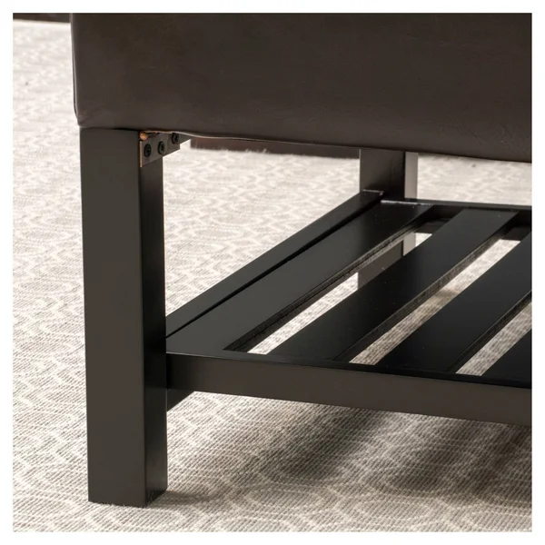 Christopher Knight Home Miriam Wood Rectangle Storage Ottoman Bench - Espresso