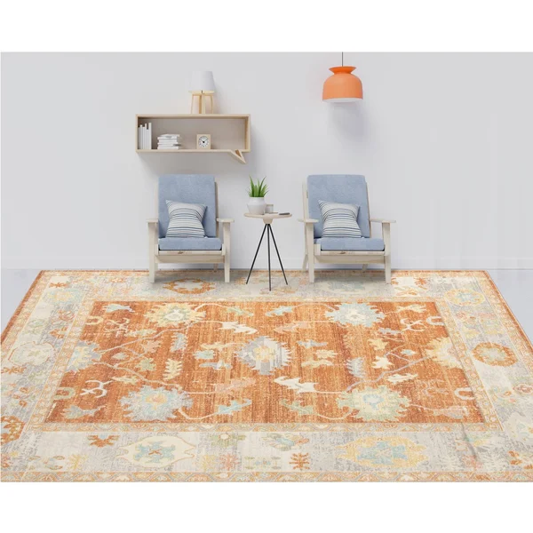 Amer Bohemian BHM-3 Area Rug, Aqua, 8&9x22 x 11&9x22 Rectangle