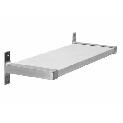 Abagail Pine Bracket Shelf Zipcode Design Size: 1.25x22 H x 24x22 W x 7.75x22 D, Finish: White Washed