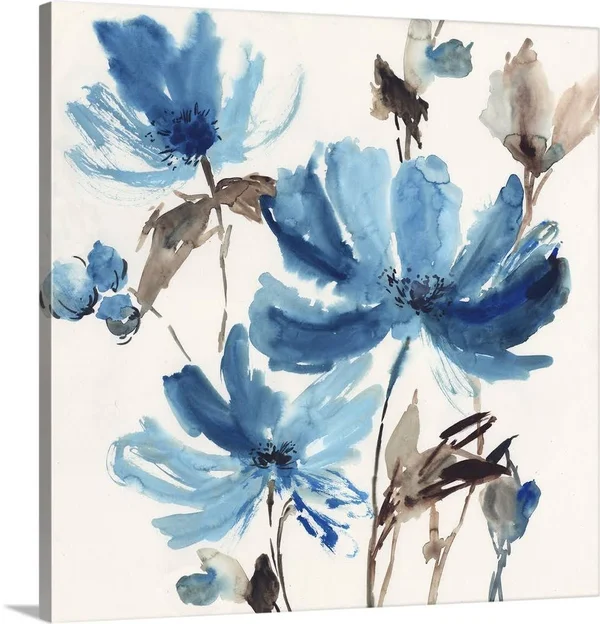 Blissful Blue, Canvas Wall Art, 30x30, Great Big Canvas