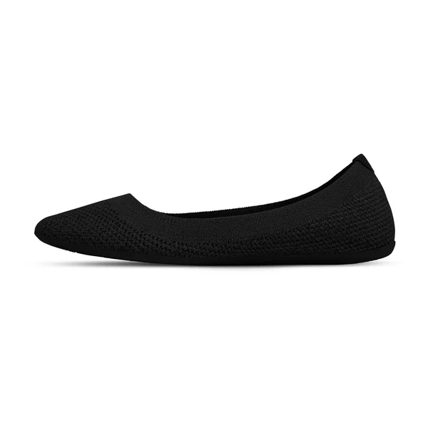 Allbirds Women's Tree Flats - Jet Black, Size 6.5