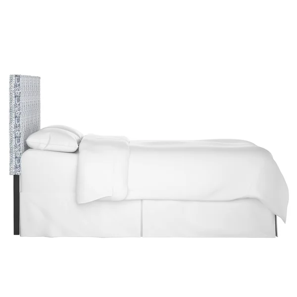 California King French Seam Slipcover Headboard Shepton Indigo - Simply Shabby Chic