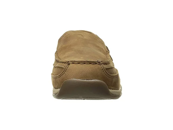 Rockport Works Sailing Club Slip on Boat Shoe Steel Toe - Men's Brown