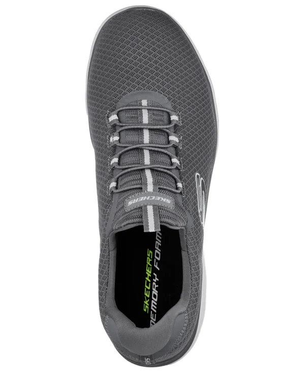 Skechers Men's Summits Sneakers, Charcoal, 8.5