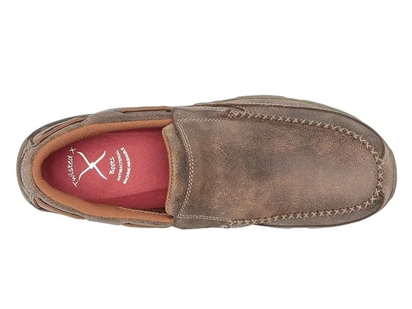 Twisted x MDMSC03 Men's Slip-On Driving Moccasins Bomber, 11, W