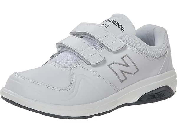 New Balance 813 Hook and Loop - Women's Walking Shoe - White 9 2A