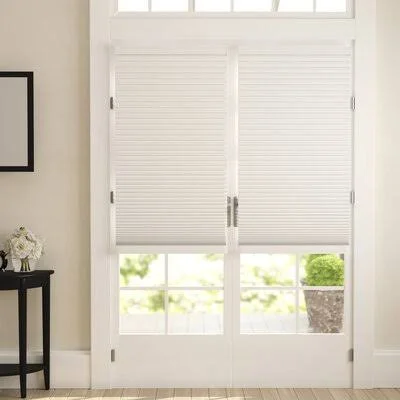 Room Darkening Cellular Shade Symple Stuff Blind Size: 49x22W x 64x22L, Color: White