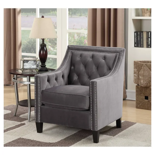 Picket House Furnishings Teagan Accent Chair Gun Metal