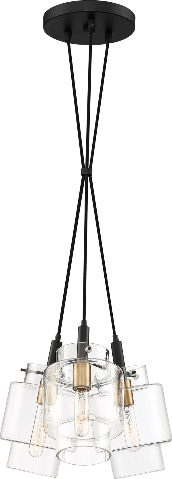 Quoizel 3 Light Naomi Pendant Earth Black