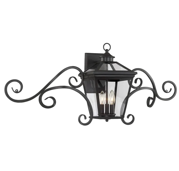 Savoy House Ellijay Outdoor Wall Lantern English Bronze 3 Light